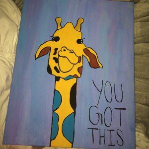 Giraffe painting
